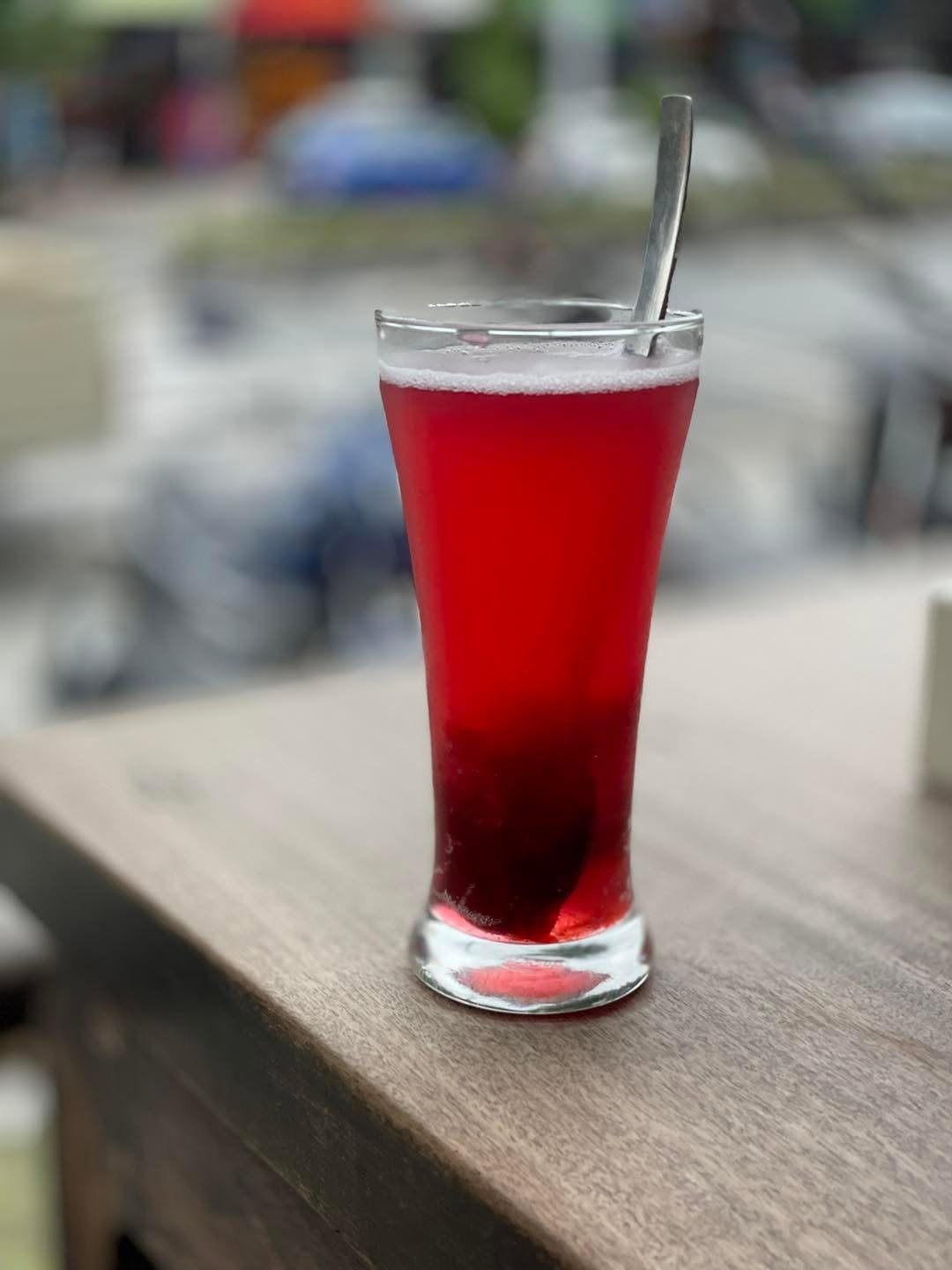 Homemade Plum Soda served at Aozora