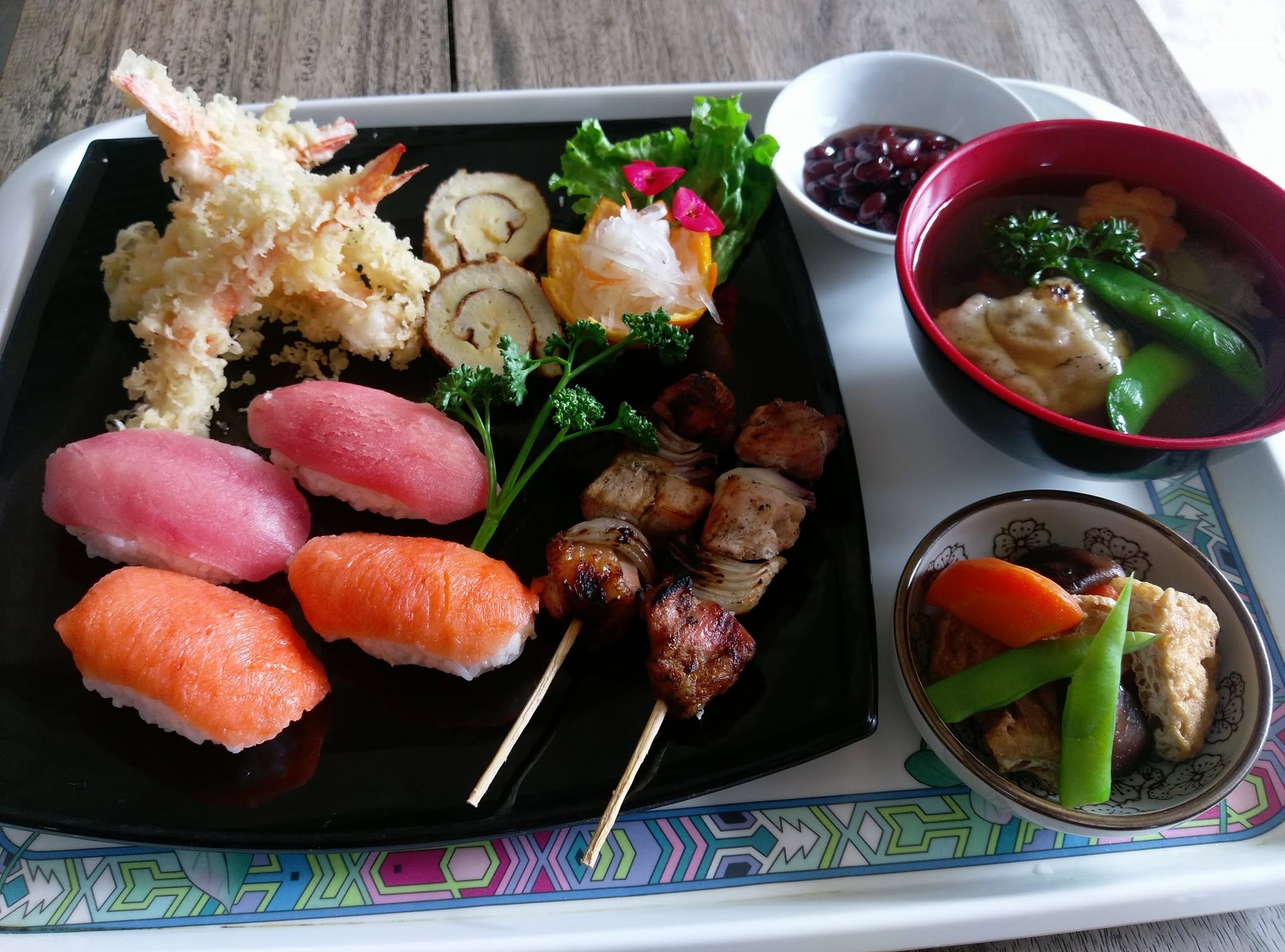 New Year Sushi Set served at Aozora